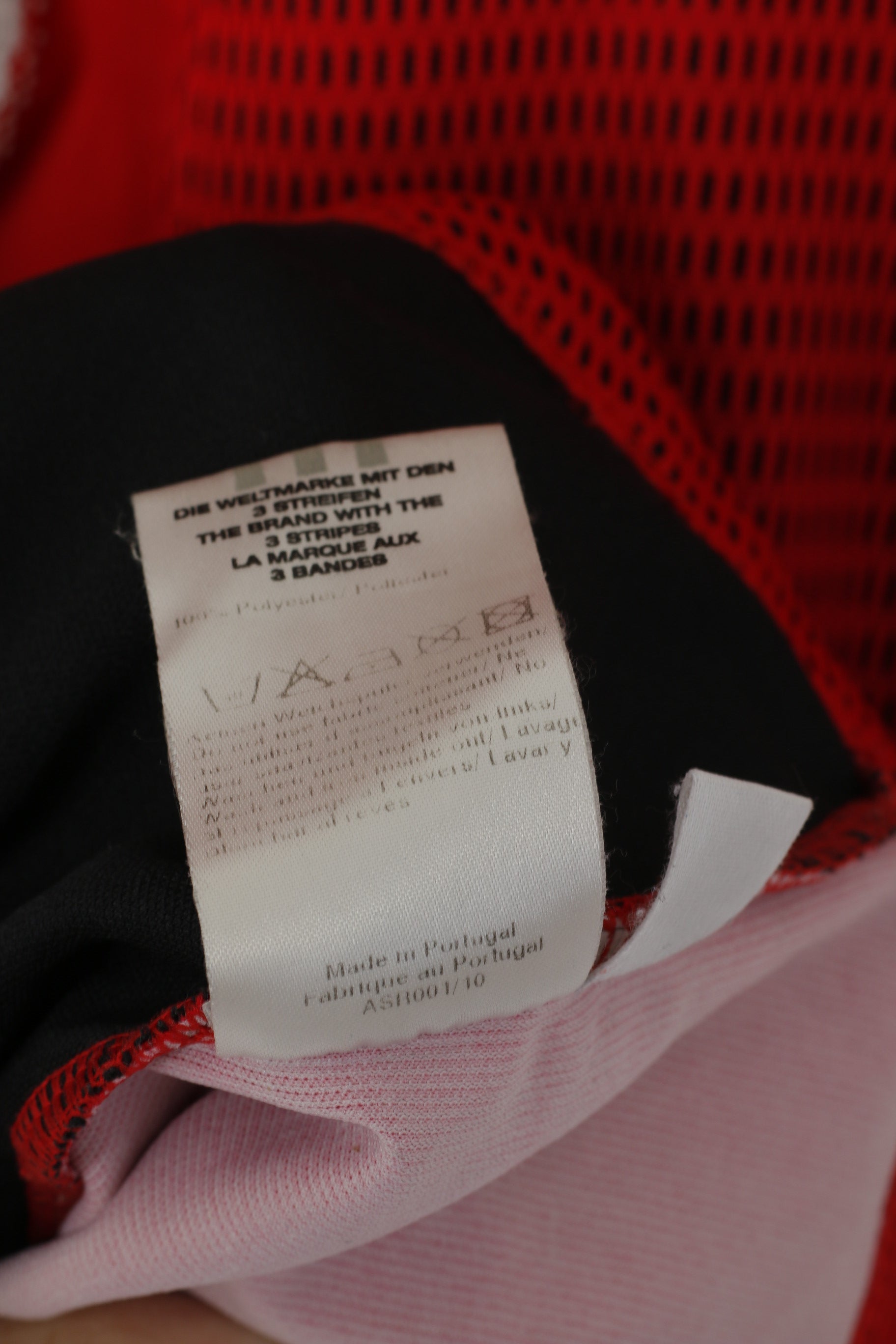 Adidas Bayer Leverkusen Hommes L Chemise Rouge Vintage Football Trikot Jersey Philipp Top