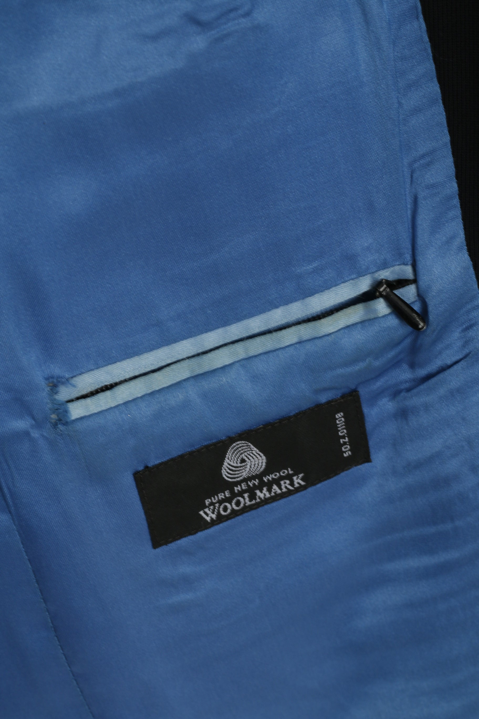 Daniel Hechter Men 38 Blazer Black Wool Single Breasted Shoulder Pads Jacket