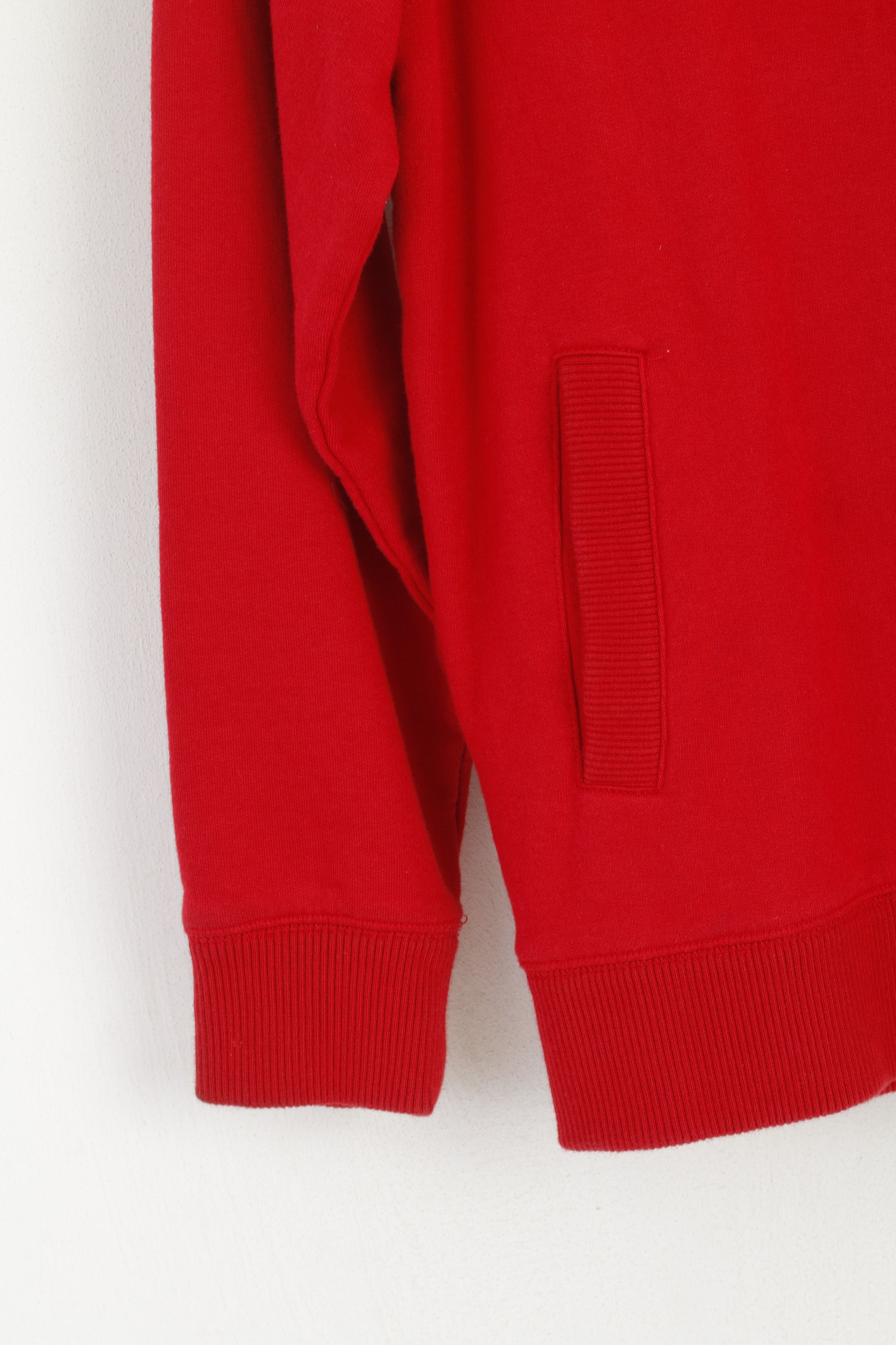 Original Animal Girls 11-12 Age Sweatshirt Red Hood Cotton Jumper Sport Top