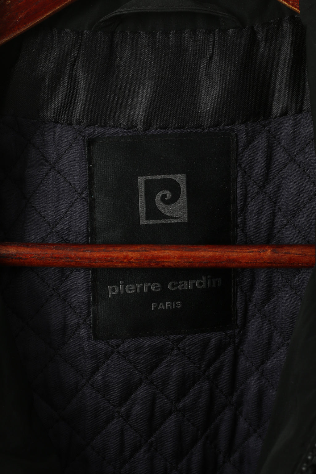 Pierre Cardin Paris Hommes 56 XL Veste Noir Casual Heritage Boutons Détaillés Zip Top Top