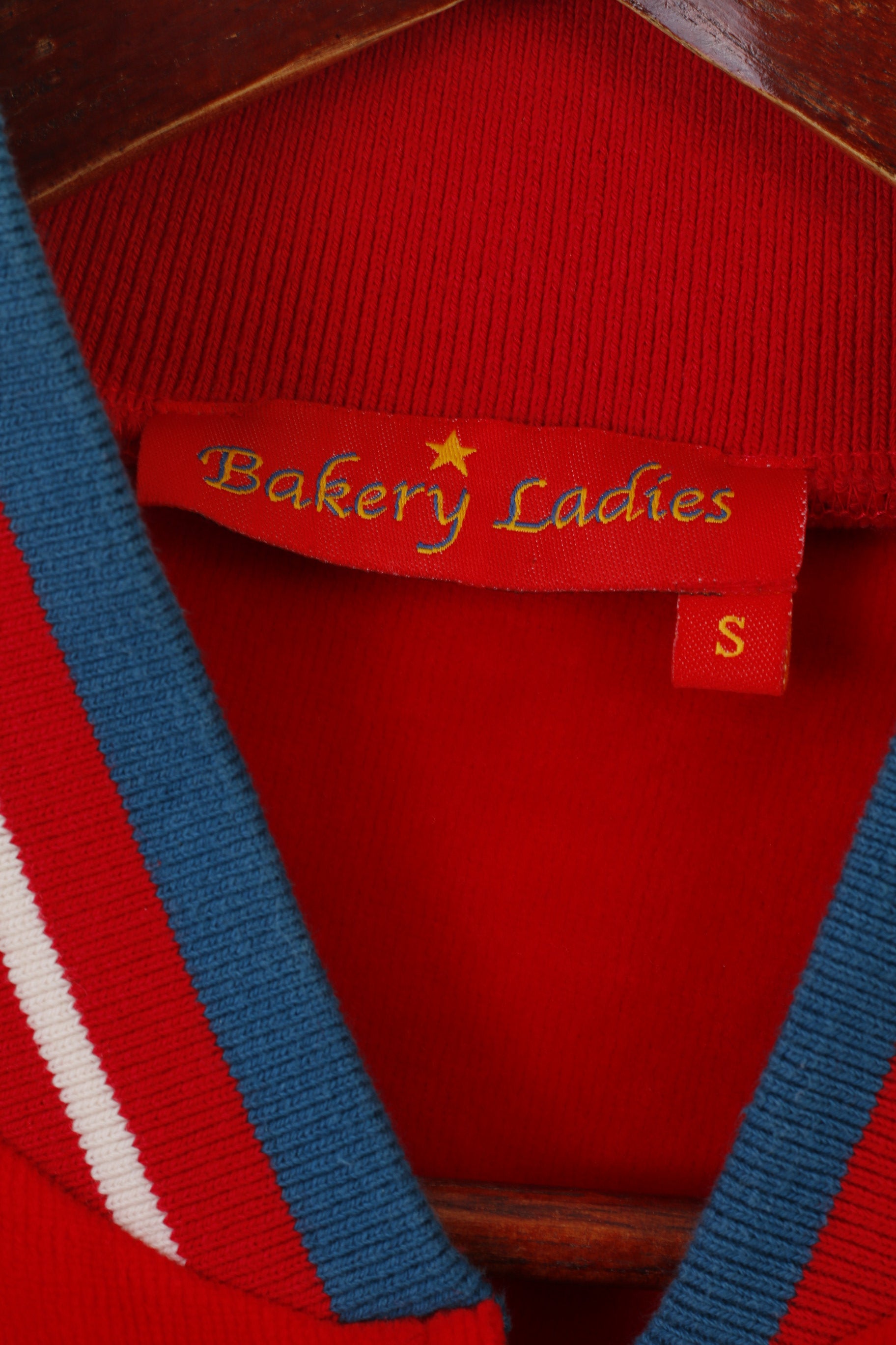 Bakery Ladies Women S Sweatshirt Red Cotton Velvet Vintage Zip Up Track Top