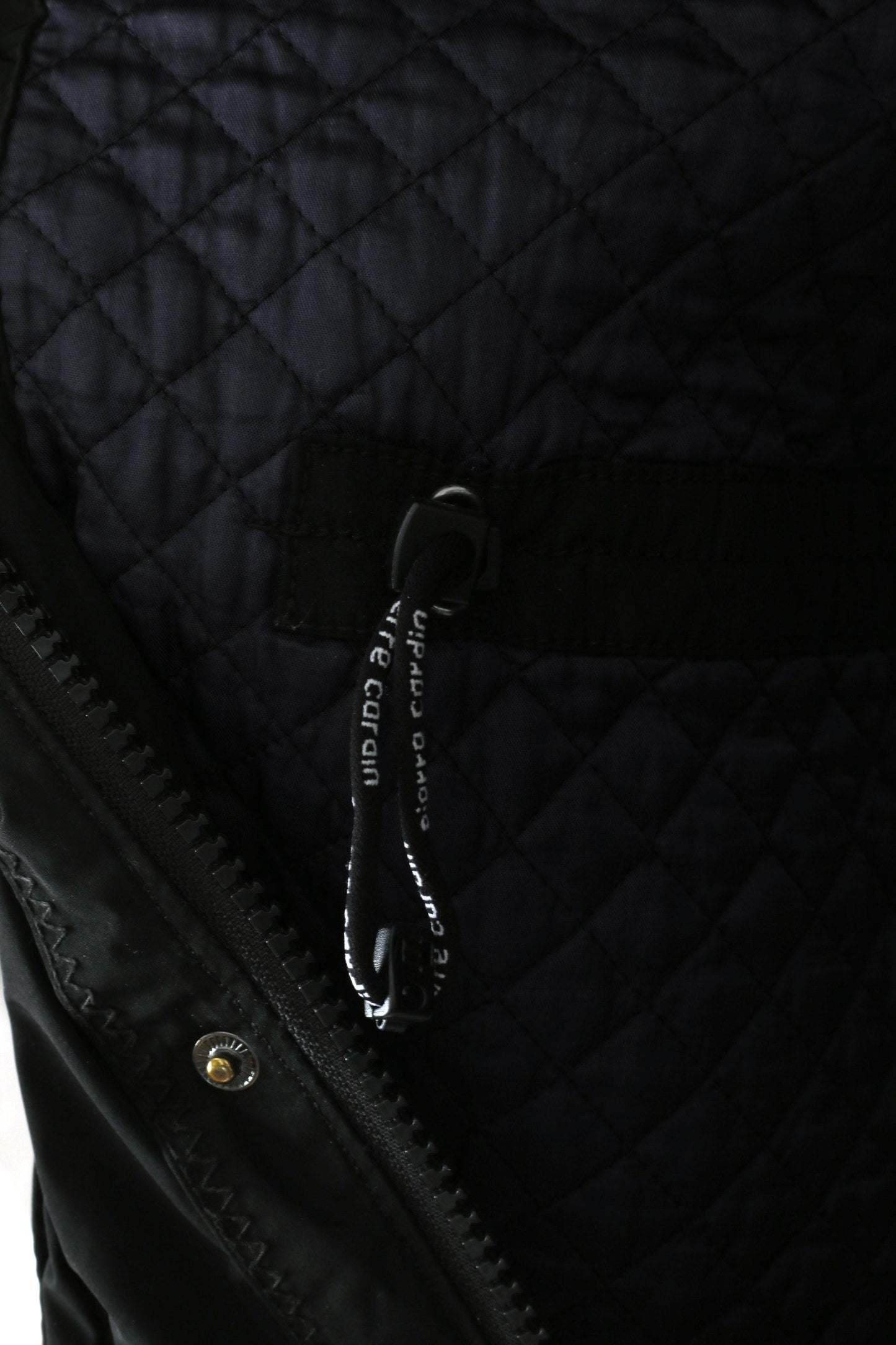 Pierre Cardin Paris Men 56 XL Jacket Black Casual Heritage Detailed Buttons Zip Top Top