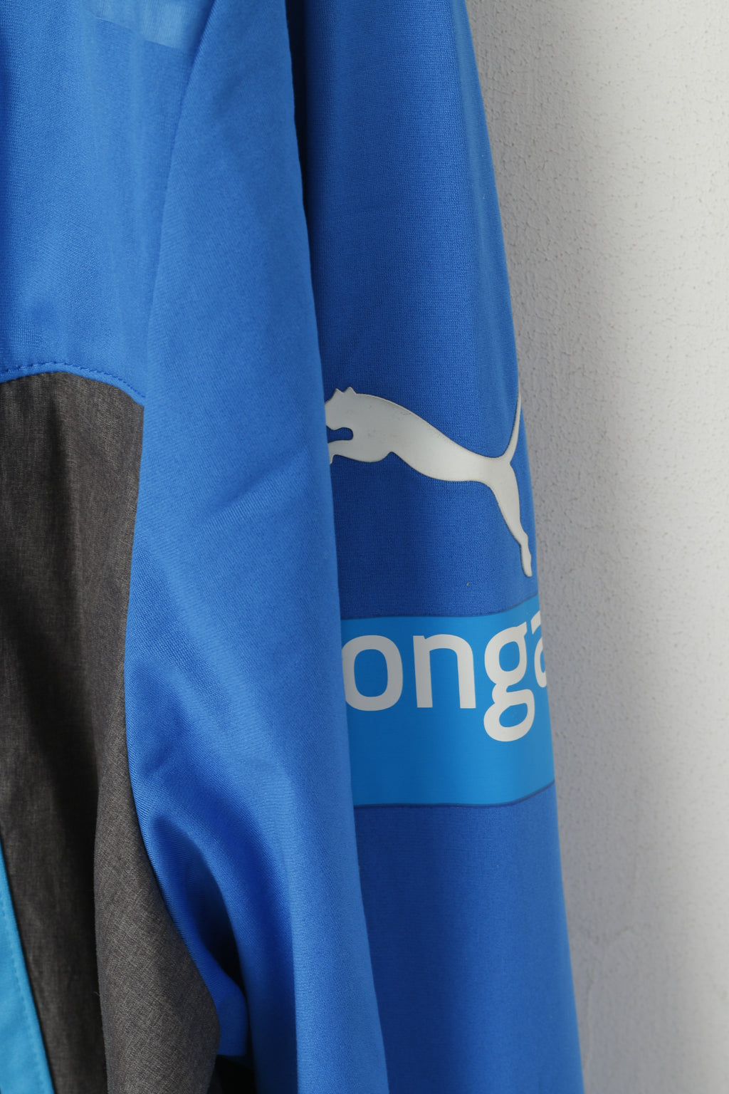 Puma Men XL Jacket Blue Newcastle United Football Club Activewear Zip Up Track Top