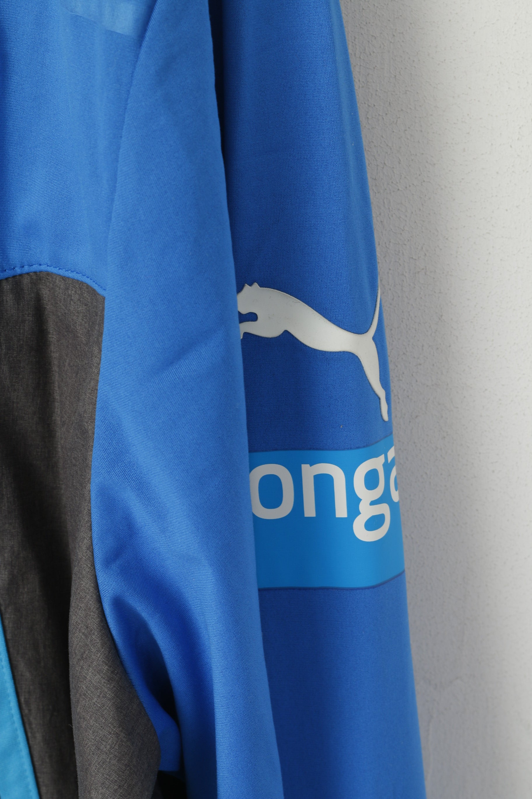 Puma Men XL Jacket Blue Newcastle United Football Club Activewear Zip Up Track Top