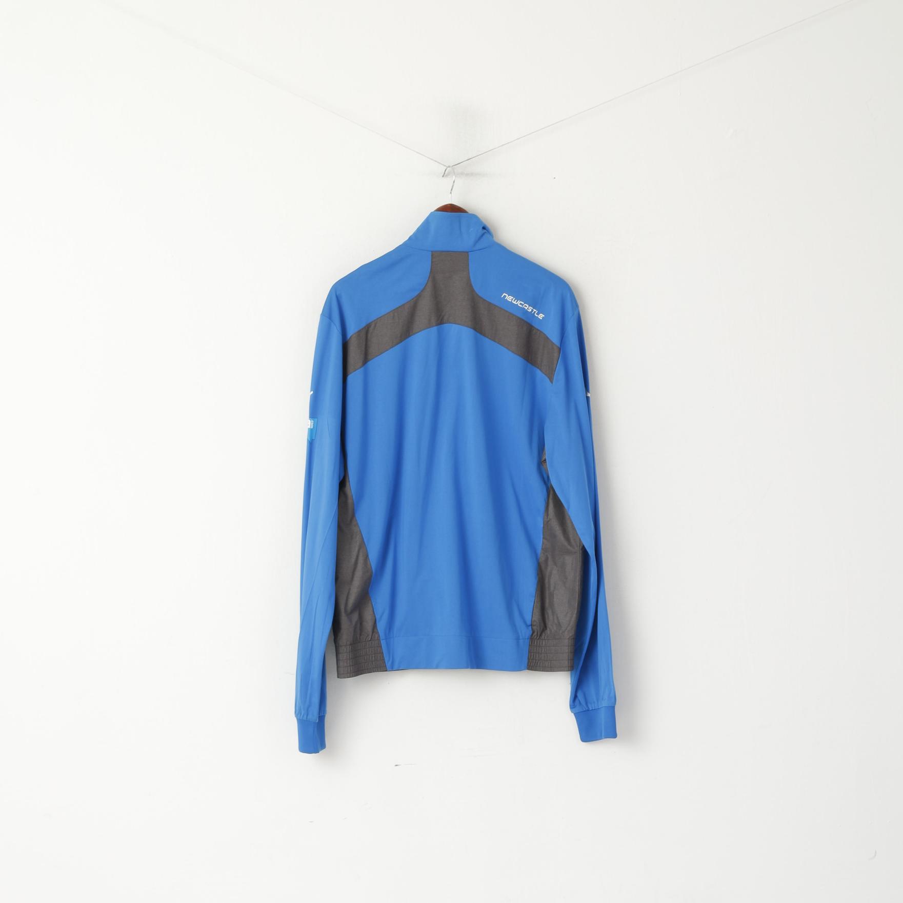 Puma Men XL Jacket Blue Newcastle United Football Club Activewear Zip Up Track Top