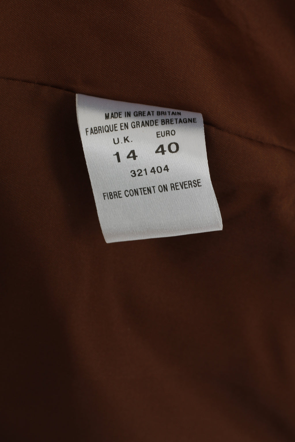 Eastex Femmes 14 40 M Veste Marron Laine Pied-de-Poule Vintage Classique Blazer