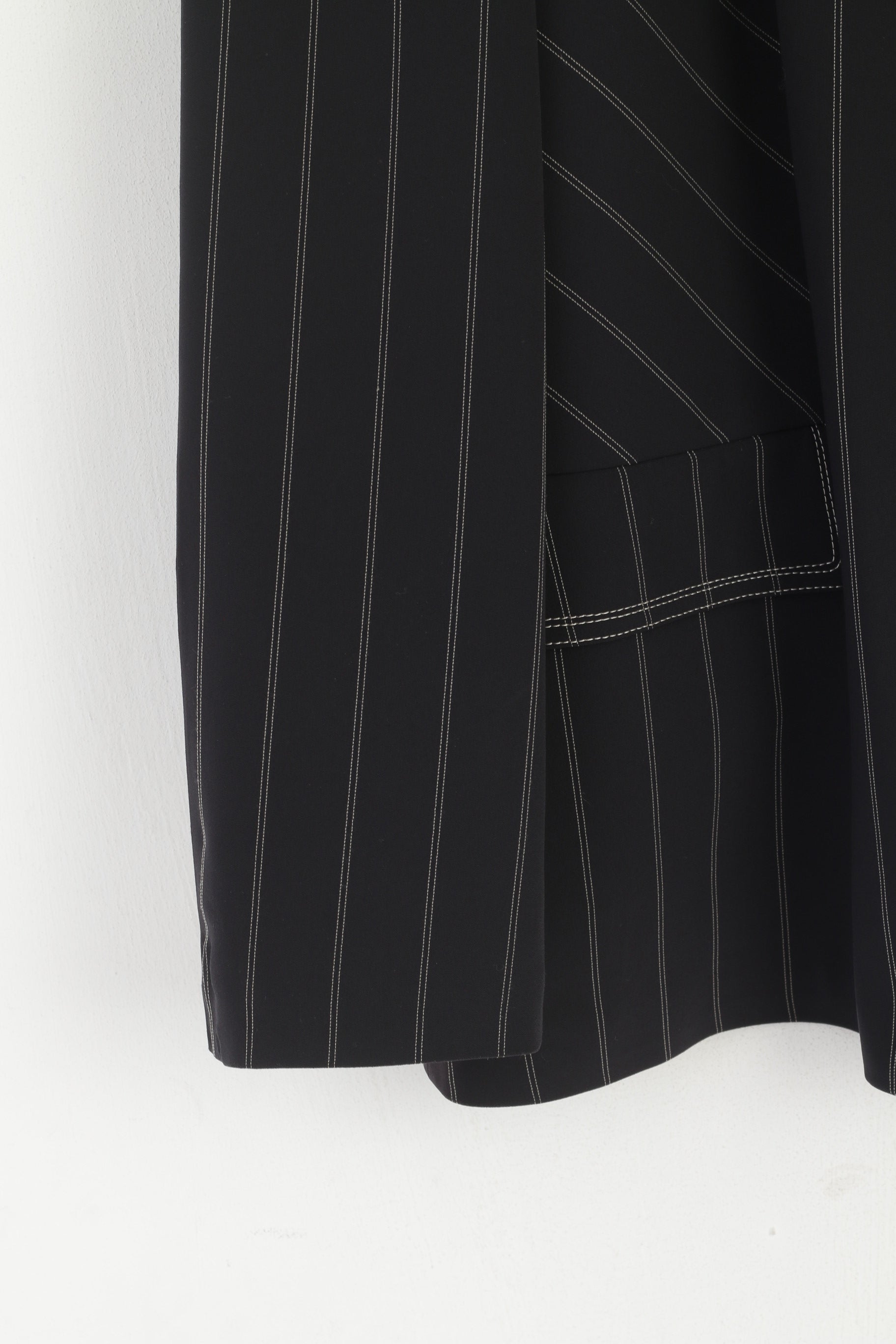 Giacca classica da donna Gerry Weber 14 40 Blazer con spalline a righe nere