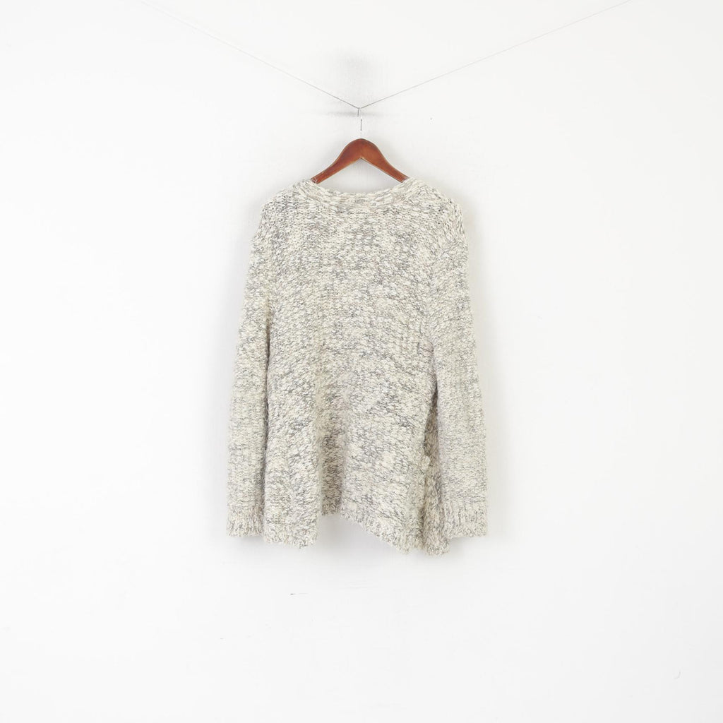 Atelier 248 Femme L Cardigan Beige Or Boho Ouvert Devant Pull Décontracté