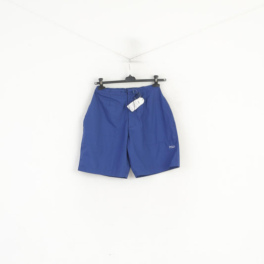 Nouveau Fila femme 12 S short bleu marine vêtements de sport entraînement pantalon actif