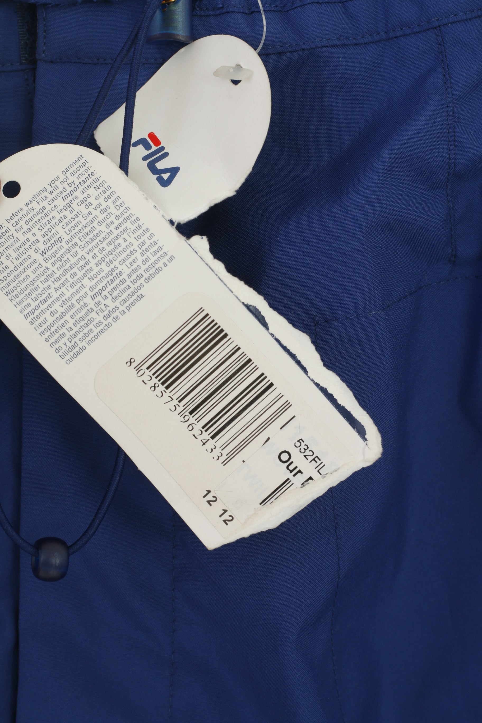 New Fila Women 12 S Shorts Navy Blue Sportswear Training Active Pants