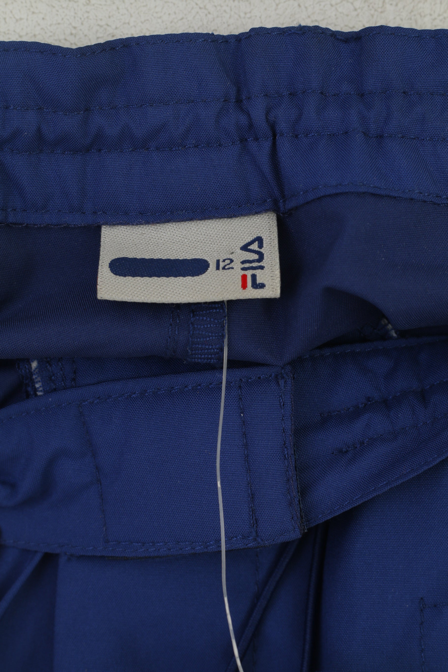 New Fila Women 12 S Shorts Navy Blue Sportswear Training Active Pants