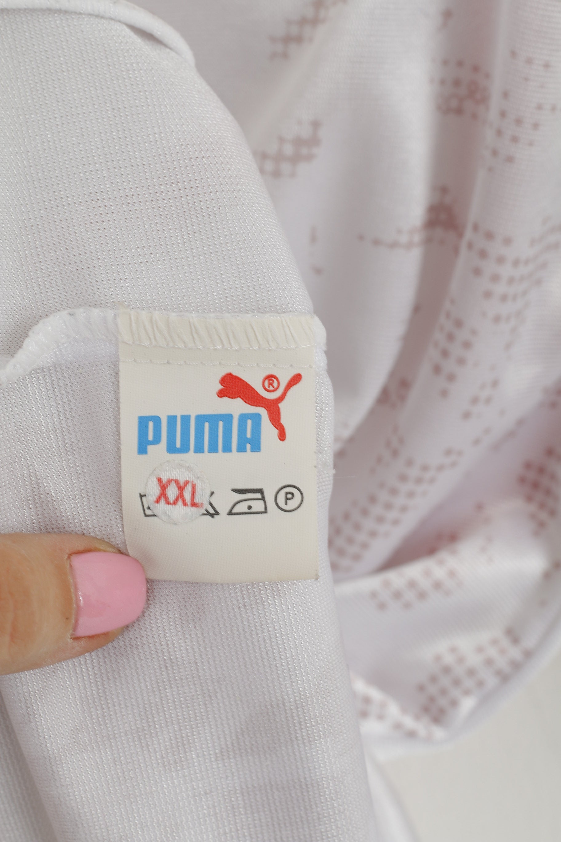 Maglia Puma Federation Tunisienne Uomo XXL Maglia da calcio bianca Dos Santos #11