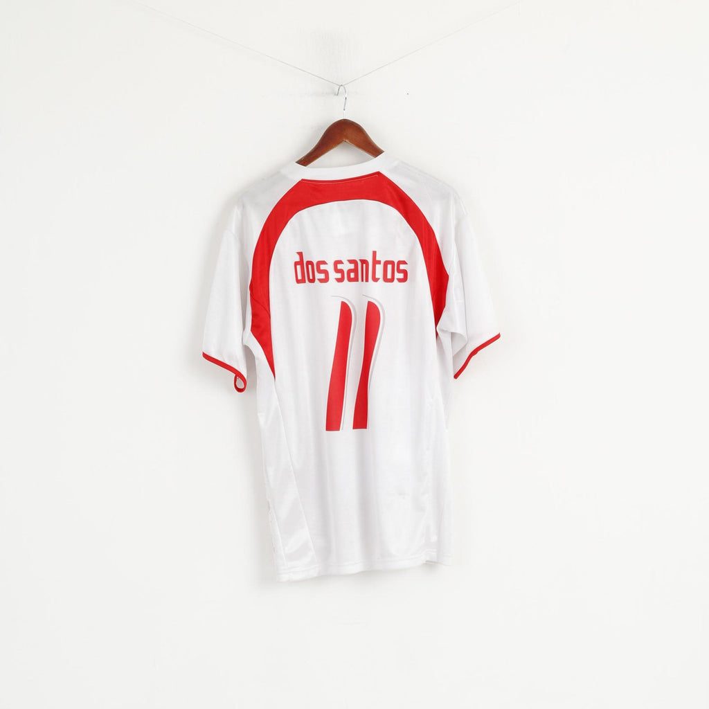 Maglia Puma Federation Tunisienne Uomo XXL Maglia da calcio bianca Dos Santos #11