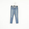 Levi's Demi Curve Women 28 Jeans Trousers Blue Cotton Low Rise Skinny Pants