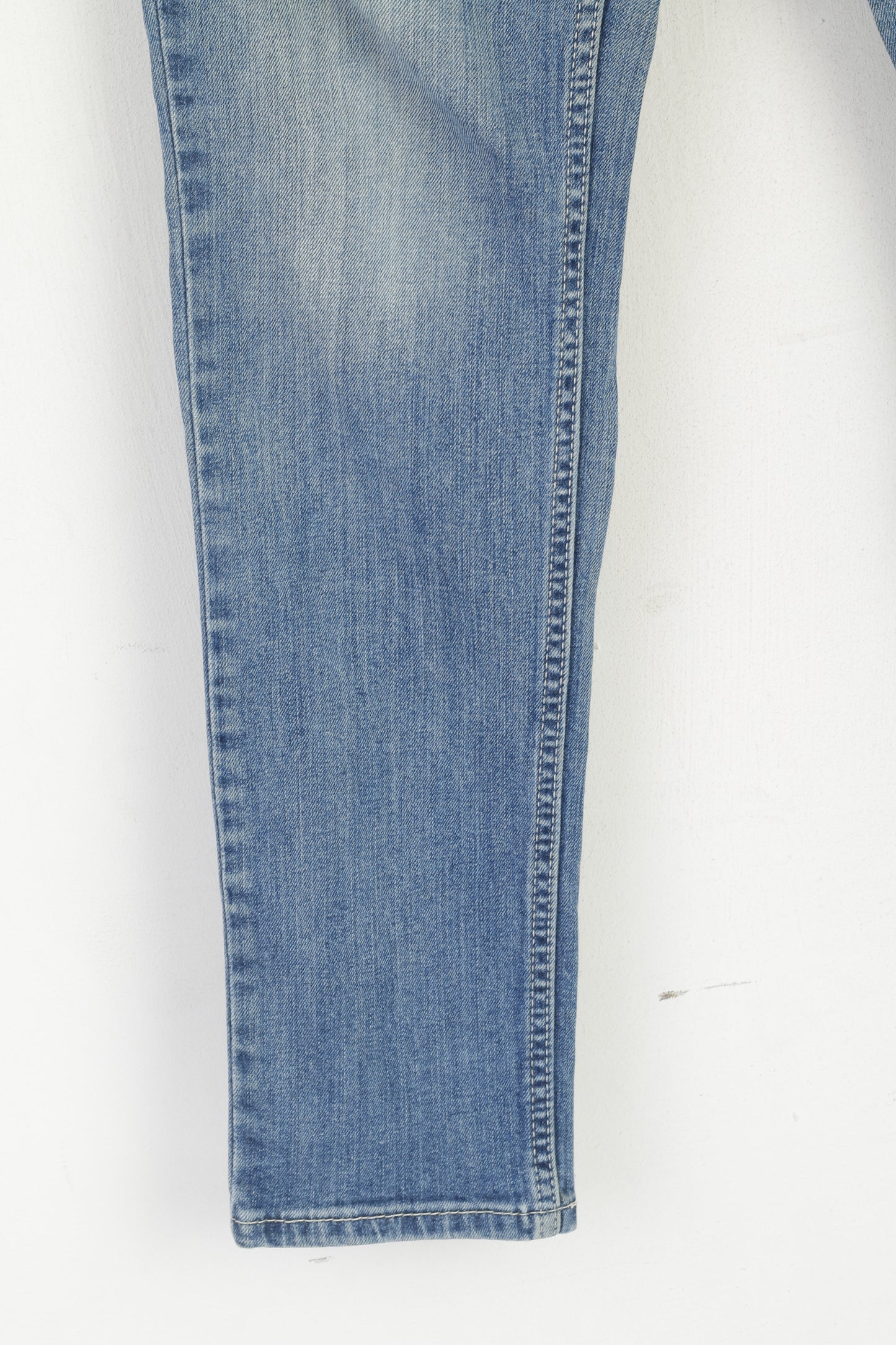 Levi's Demi Curve Women 28 Jeans Trousers Blue Cotton Low Rise Skinny Pants