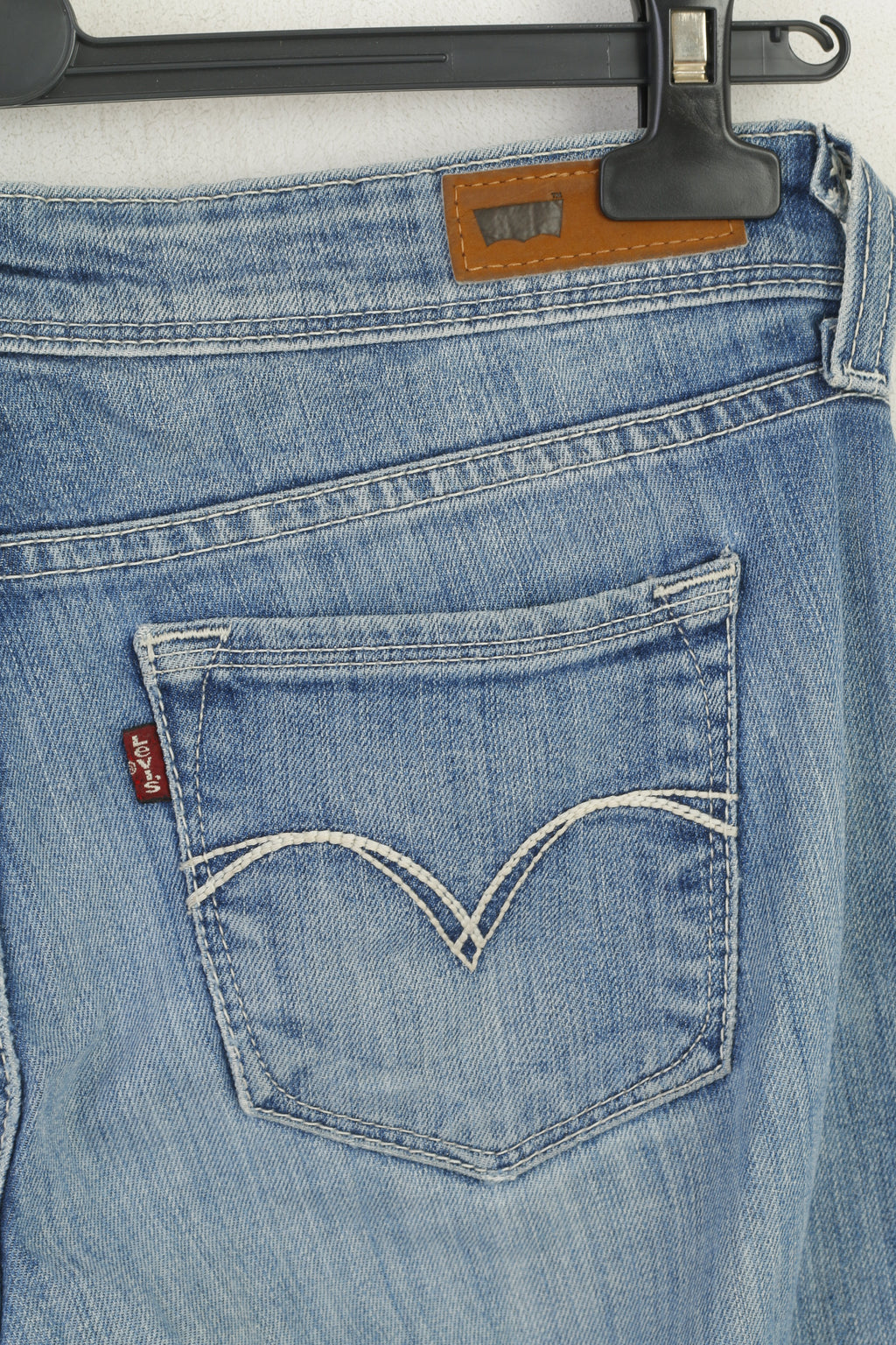 Levi's Demi Curve Women 28 Jeans Trousers Blue Cotton Low Rise Skinny Pants