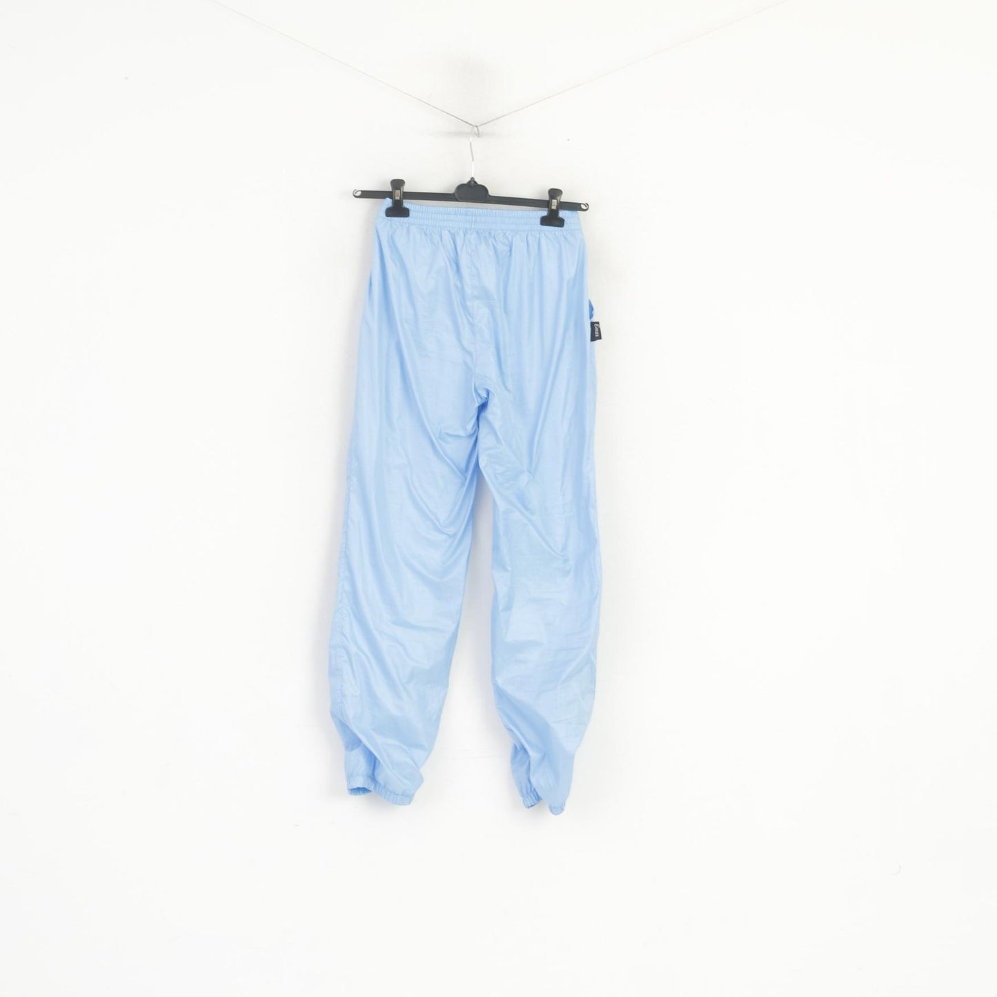 Emar Women S Sweatpants Blue Shiny Retro Activewear Gym Trousers