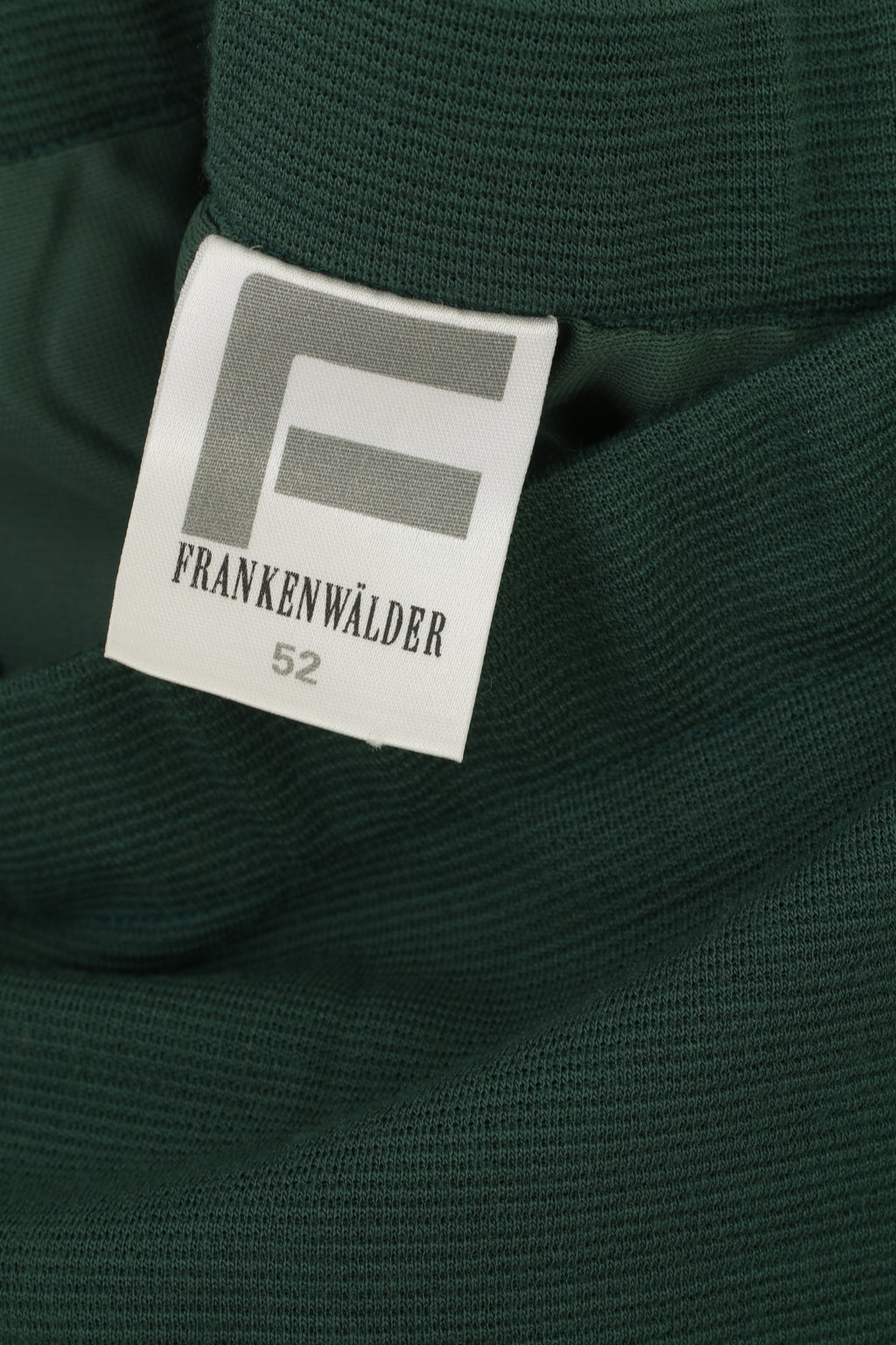 Franken Walder Women 52 XXL Suit Green 2 Piece Green Vintage Jacket Skirt Wool Blend
