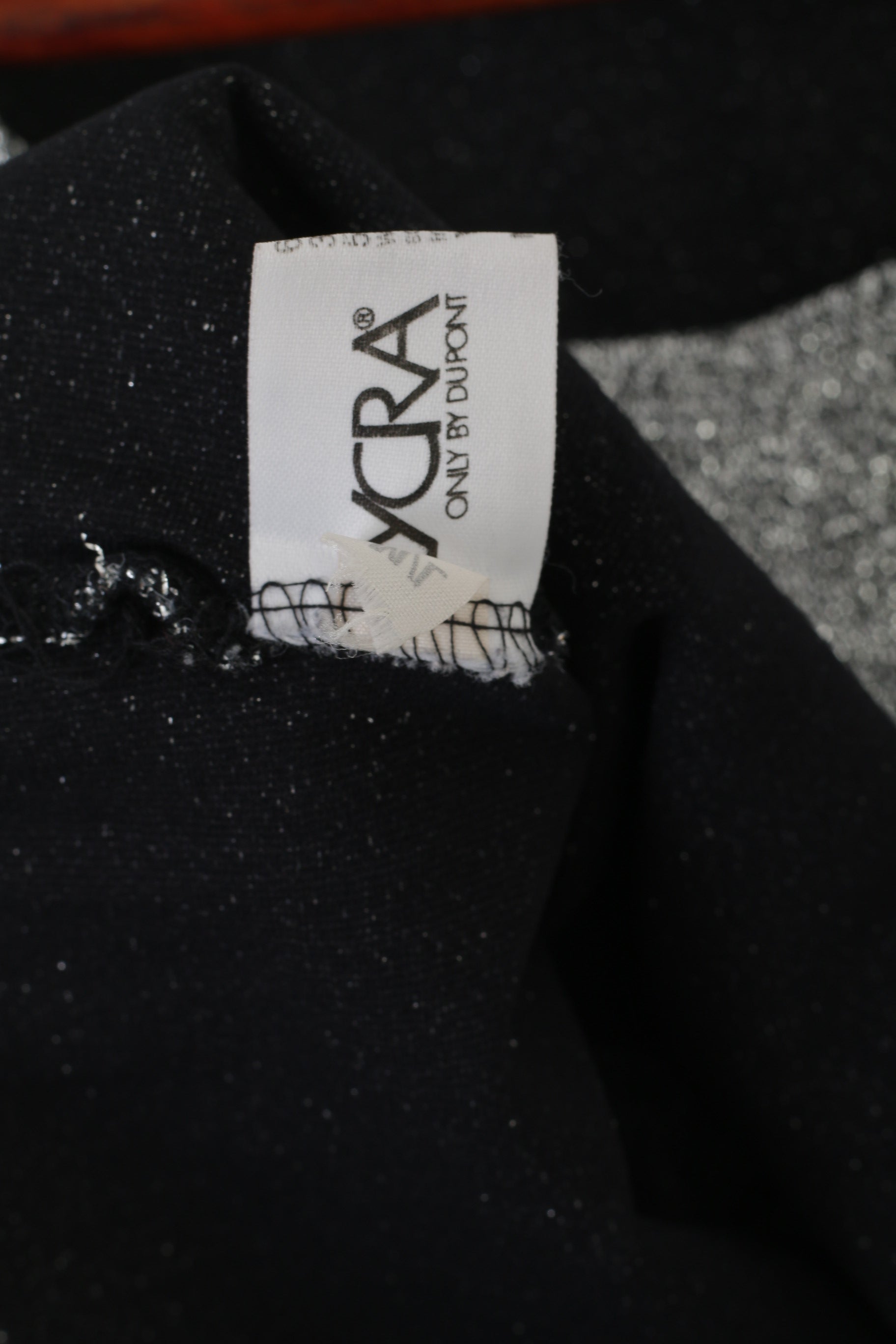 Influence By Kumar Women M/L (S) Shirt Silver Shiny Vintage Lycra Party Top