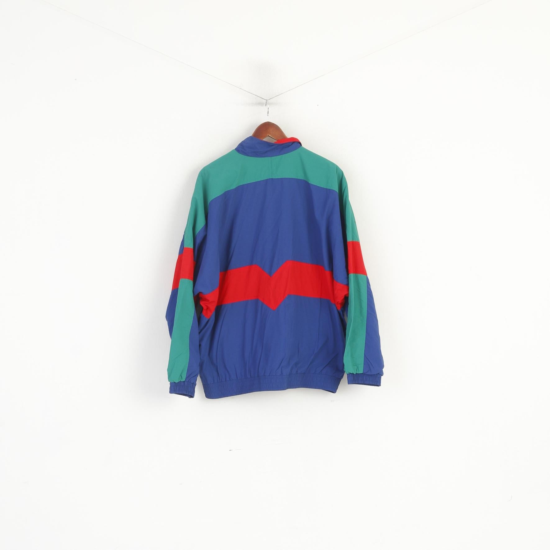 Adidas Men 56 XL Tracksuit Blue Vintage Bib Tights Trousers Track Jacket Oldschool Set