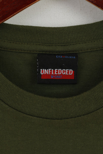 Camicia Unfledged da uomo M (S) Top a maniche corte per iPod con grafica in cotone verde