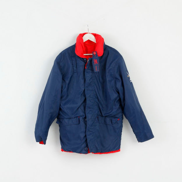Helly Hansen Veste M pour homme Rouge marine Double face avec capuche cachée rembourrée