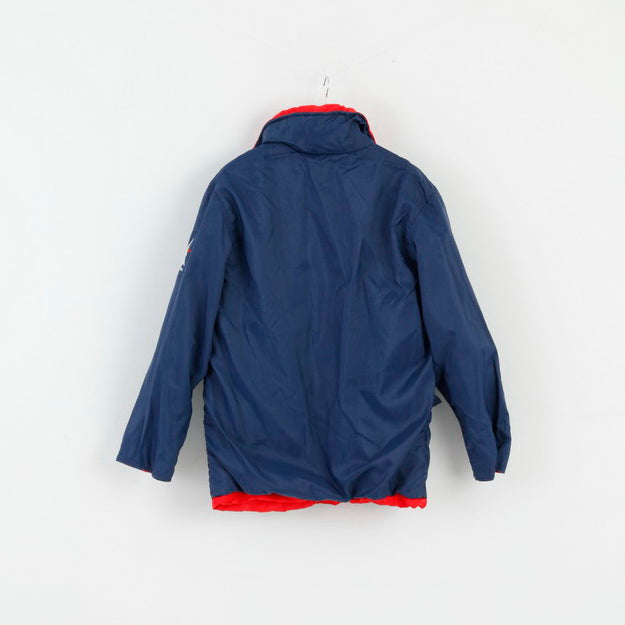 Helly Hansen Veste M pour homme Rouge marine Double face avec capuche cachée rembourrée