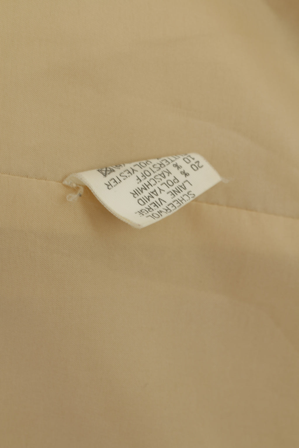 Toni Dress Women 46 XL Jacket Mustard Wool Cashmere Vintage Oversize Double Breasted Top