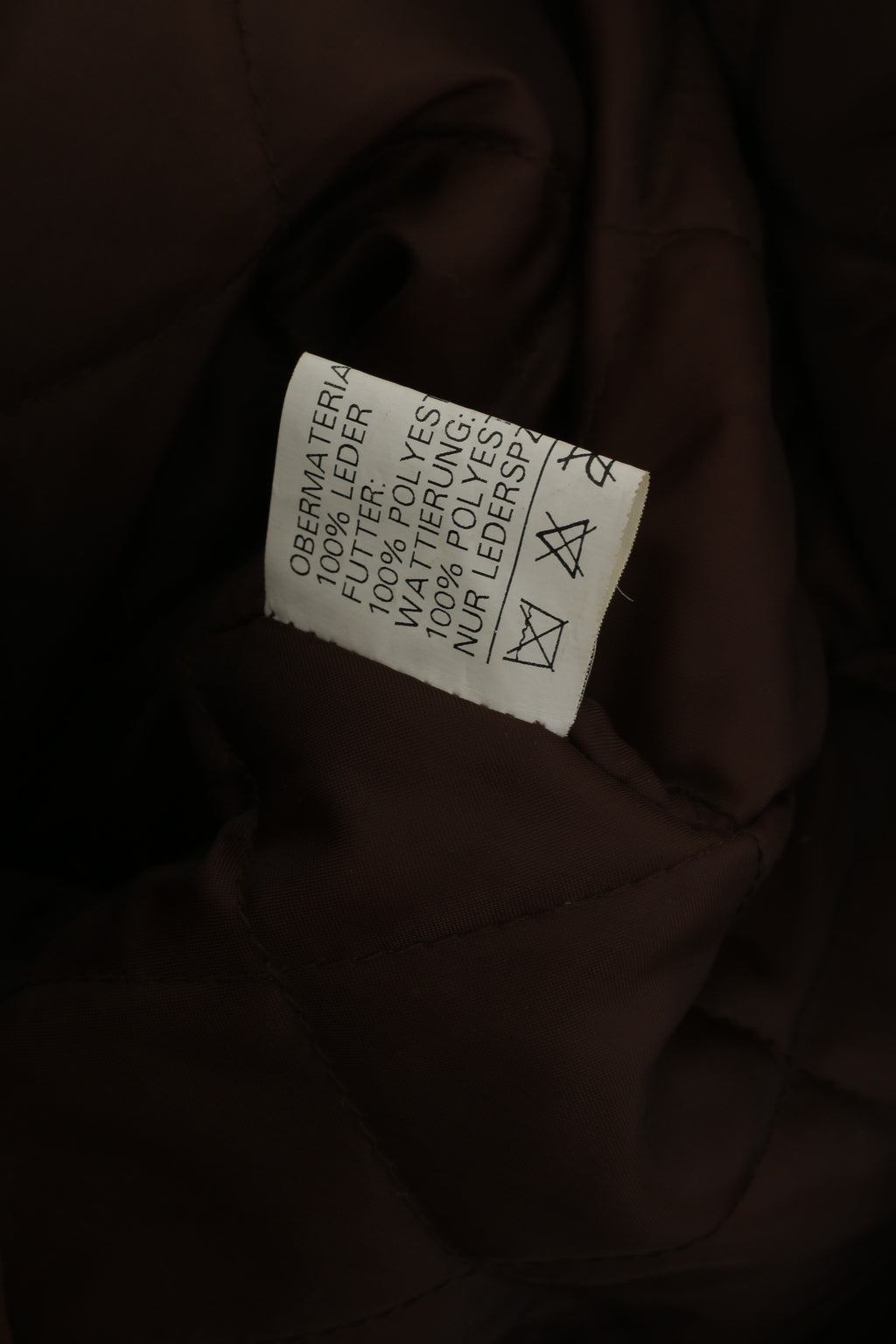 Pelle Moda Women 40 L Leather Jacket Brown Vintage Suede Zip Up Shoulder Pads Top