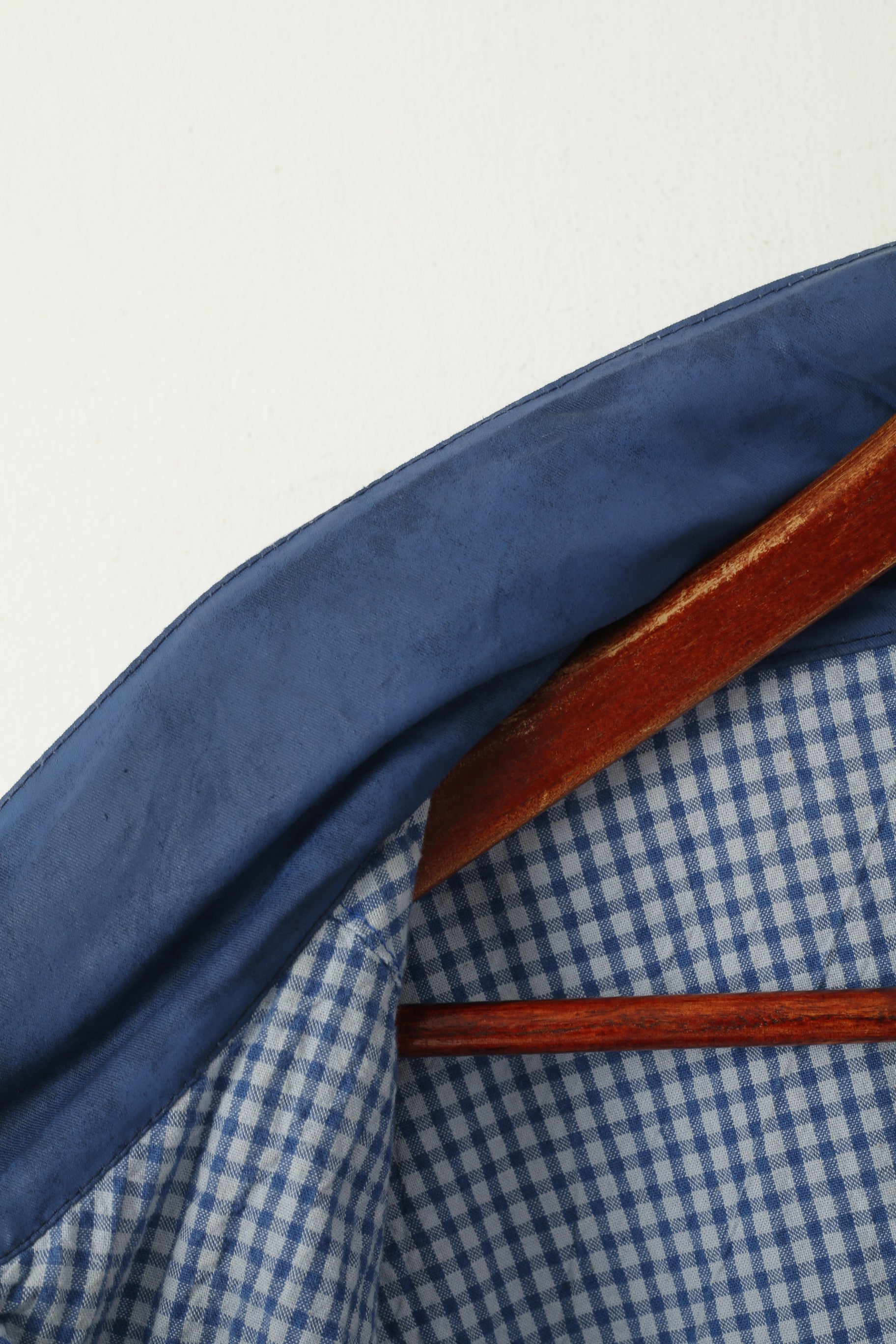 Marlboro Classics Hommes 54 L Veste Gris Bleu Double Face Coton Capuche Cachée Bomber Top