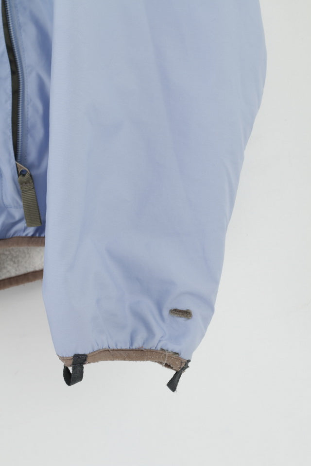 The North Face Womens XL Jacket Blue Fleece Lined Vintage Full Zipper Outdoor Top