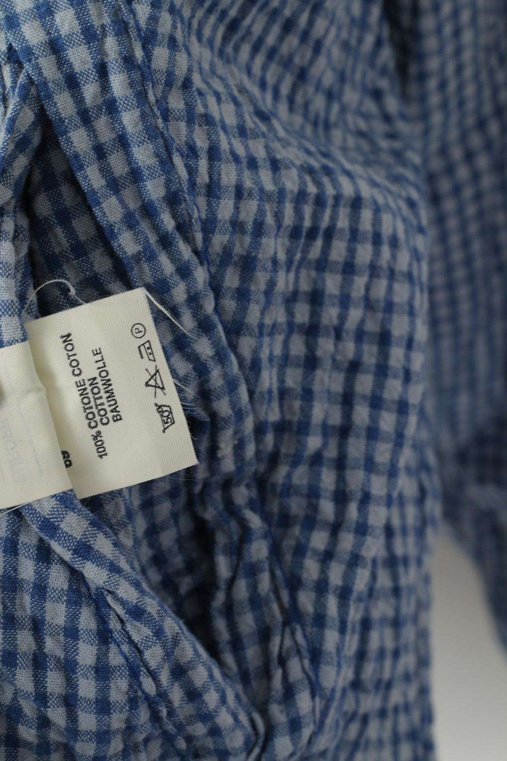 Marlboro Classics Hommes 54 L Veste Gris Bleu Double Face Coton Capuche Cachée Bomber Top