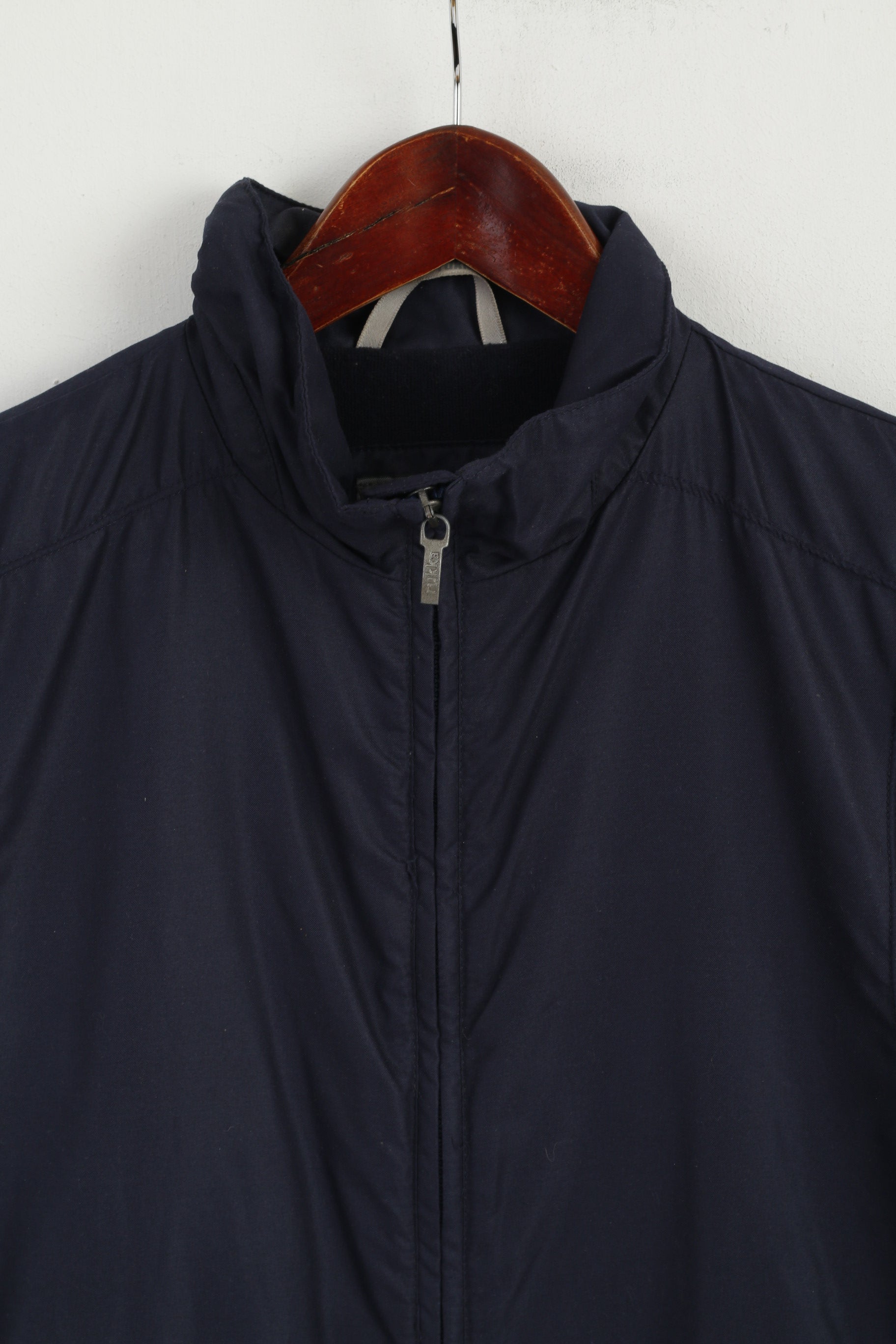 Rukka Men XS Bodywarmer Navy Full Zipper Finland Casual Sleeveless Vest