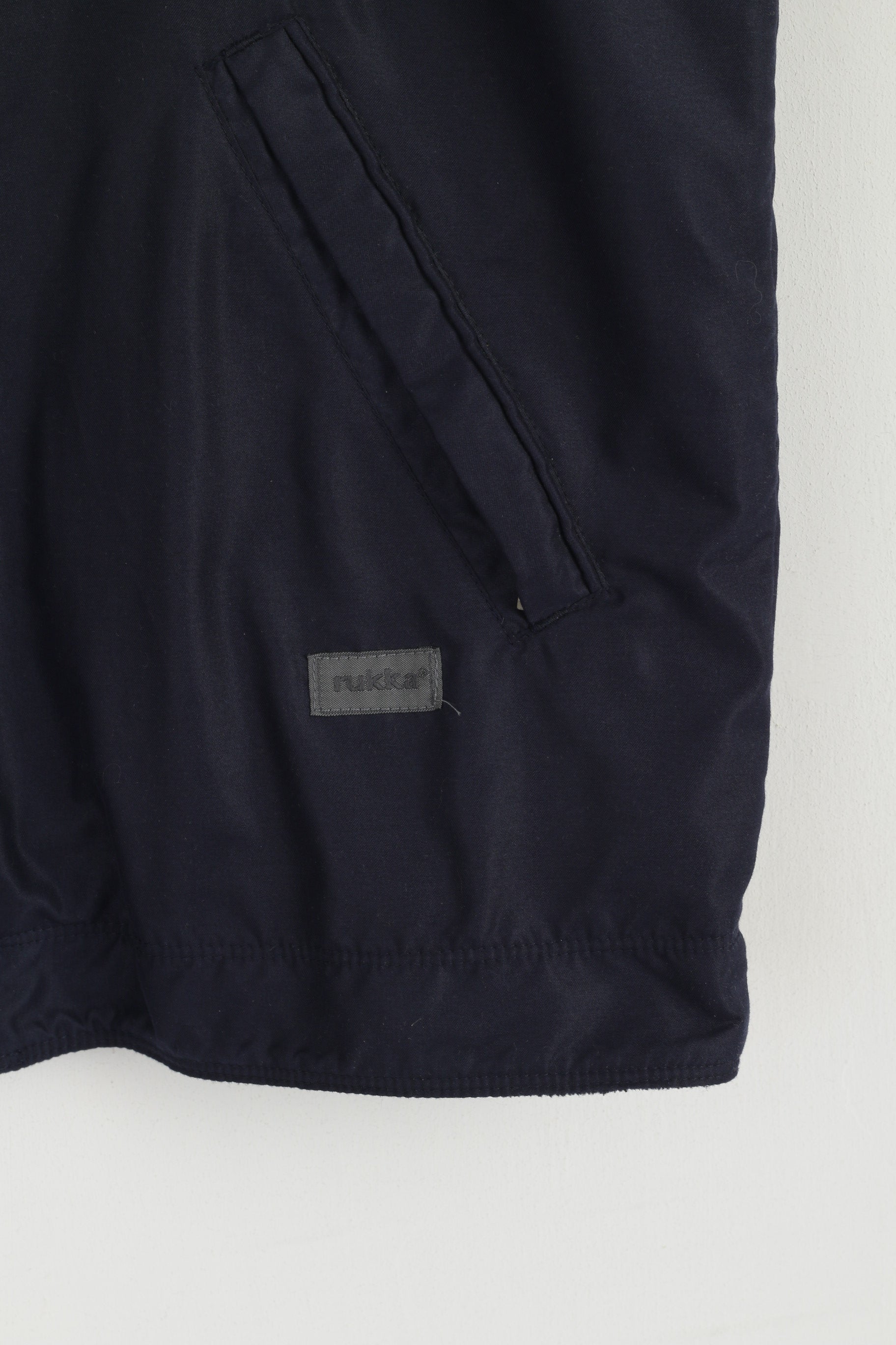 Rukka Men XS Bodywarmer Navy Full Zipper Finland Casual Sleeveless Vest