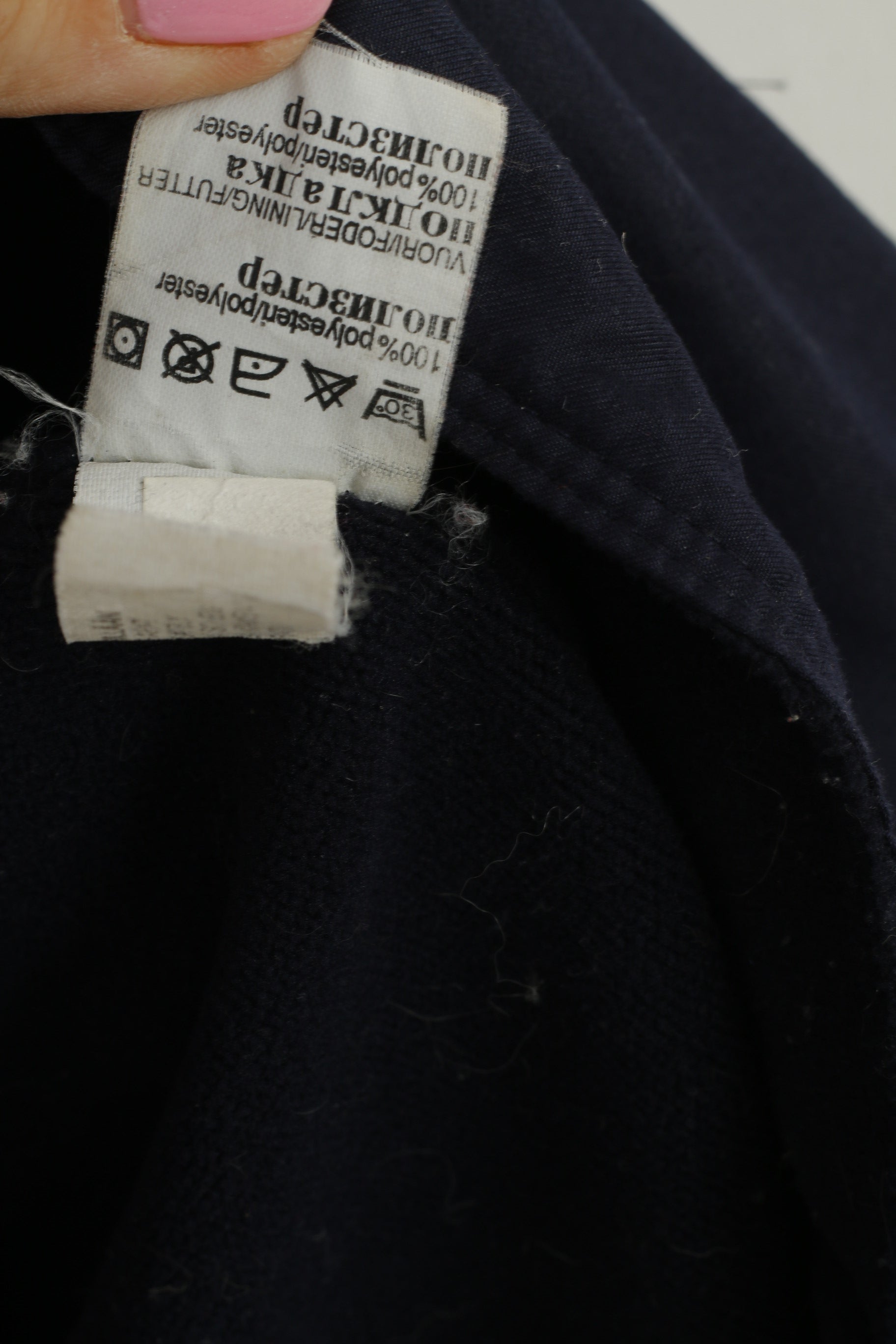 Rukka Men XS Bodywarmer Navy Full Zipper Finland Casual Sleeveless Vest