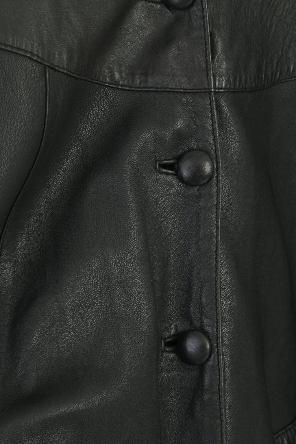 Bufala Moda Veste M pour femme noire vintage à manches chauve-souris et haut à simple boutonnage