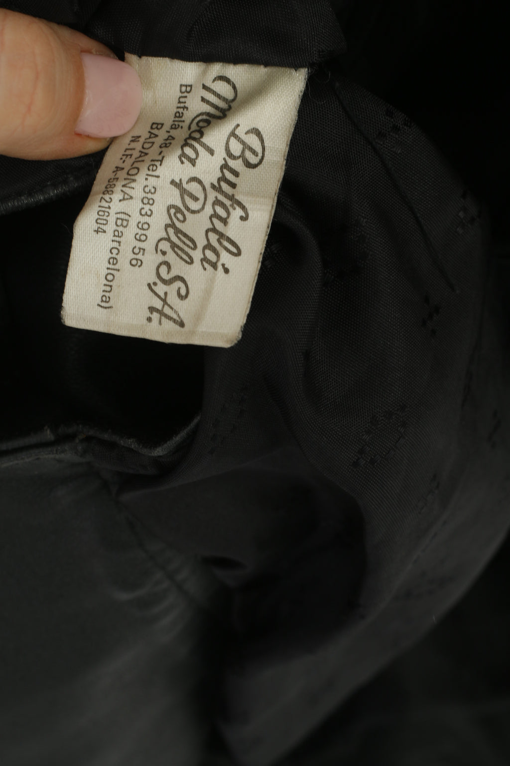 Bufala Moda Veste M pour femme noire vintage à manches chauve-souris et haut à simple boutonnage