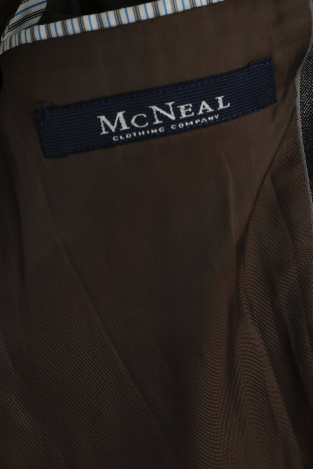 Mc Neal Men 52 42 Blazer Grey 100% Wool George Scott Single Breasted Jacket