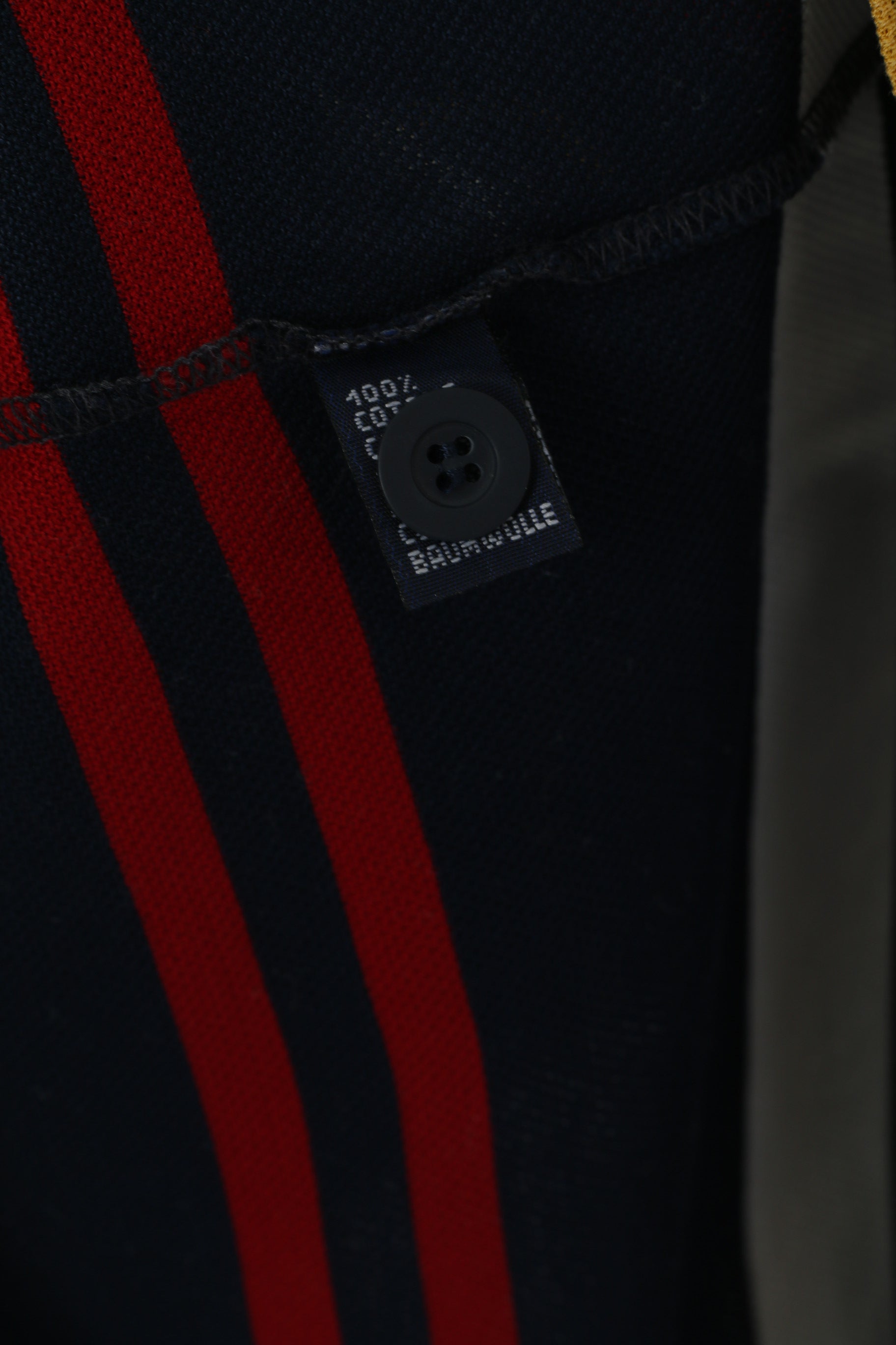 Paul &amp; Shark Yachting Hommes M Polo Marine Coton Rayé Poche Haut Décontracté