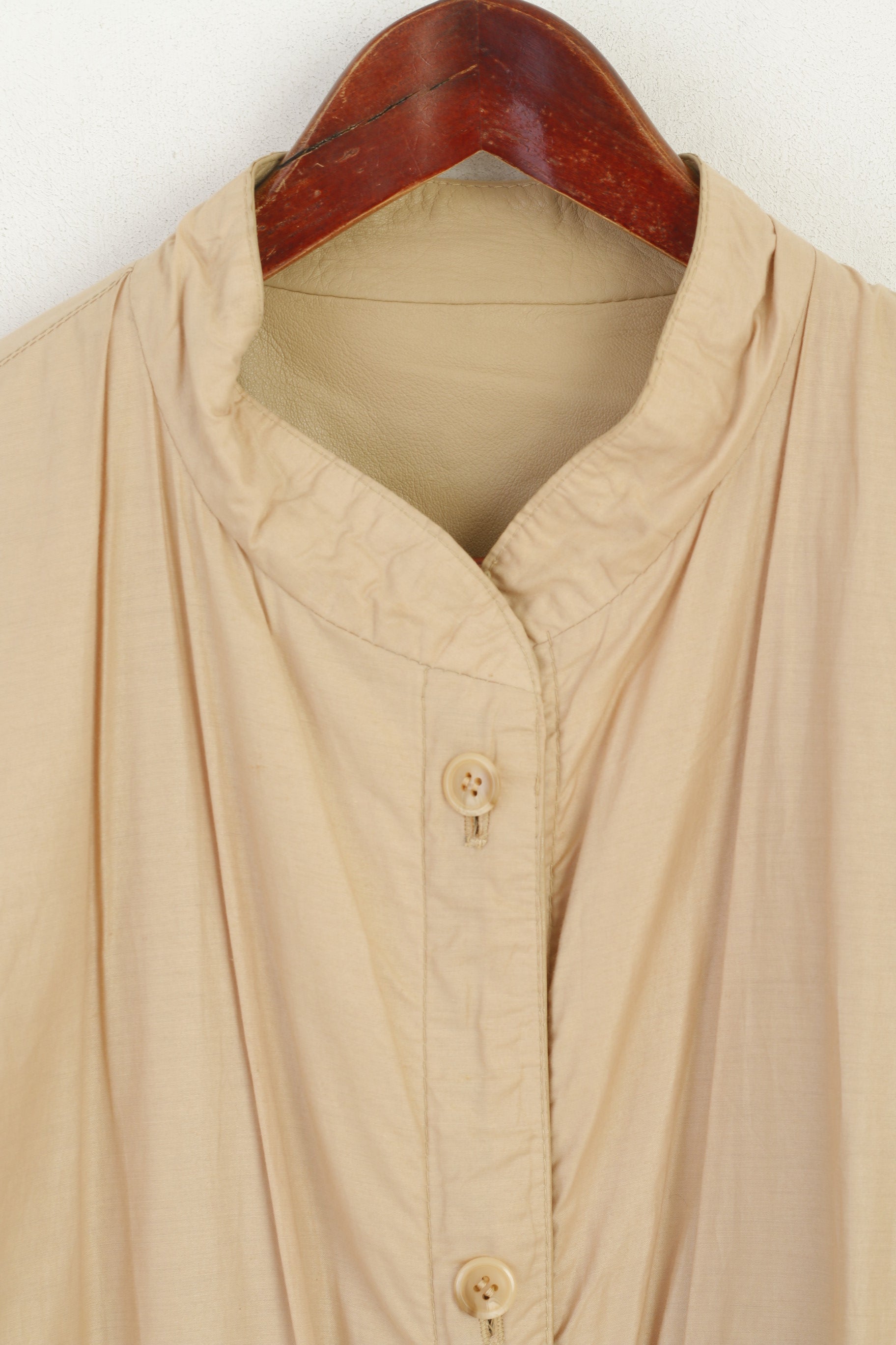 Vintage Men 52 M Jacket Beige Double Sided Harrington Classic Soft Top