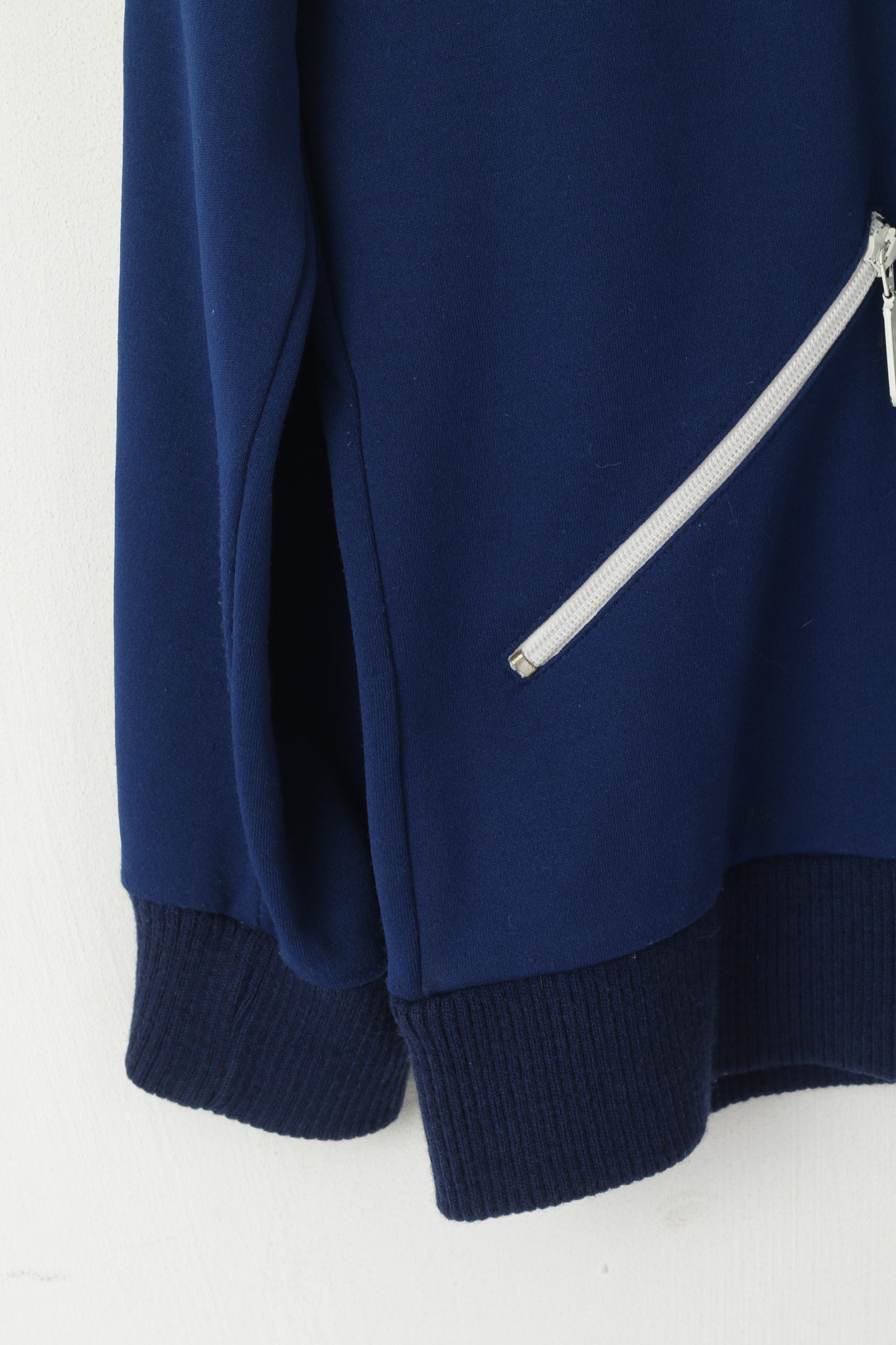 Adidas Real Vintage 70s Beckenbauer Men 52 L Track Jacket Navy Tracksuit Finland Top