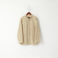 Camel Active Men 98 M Jacket Beige Cotton Vintage Lightweight Full Zipper Top