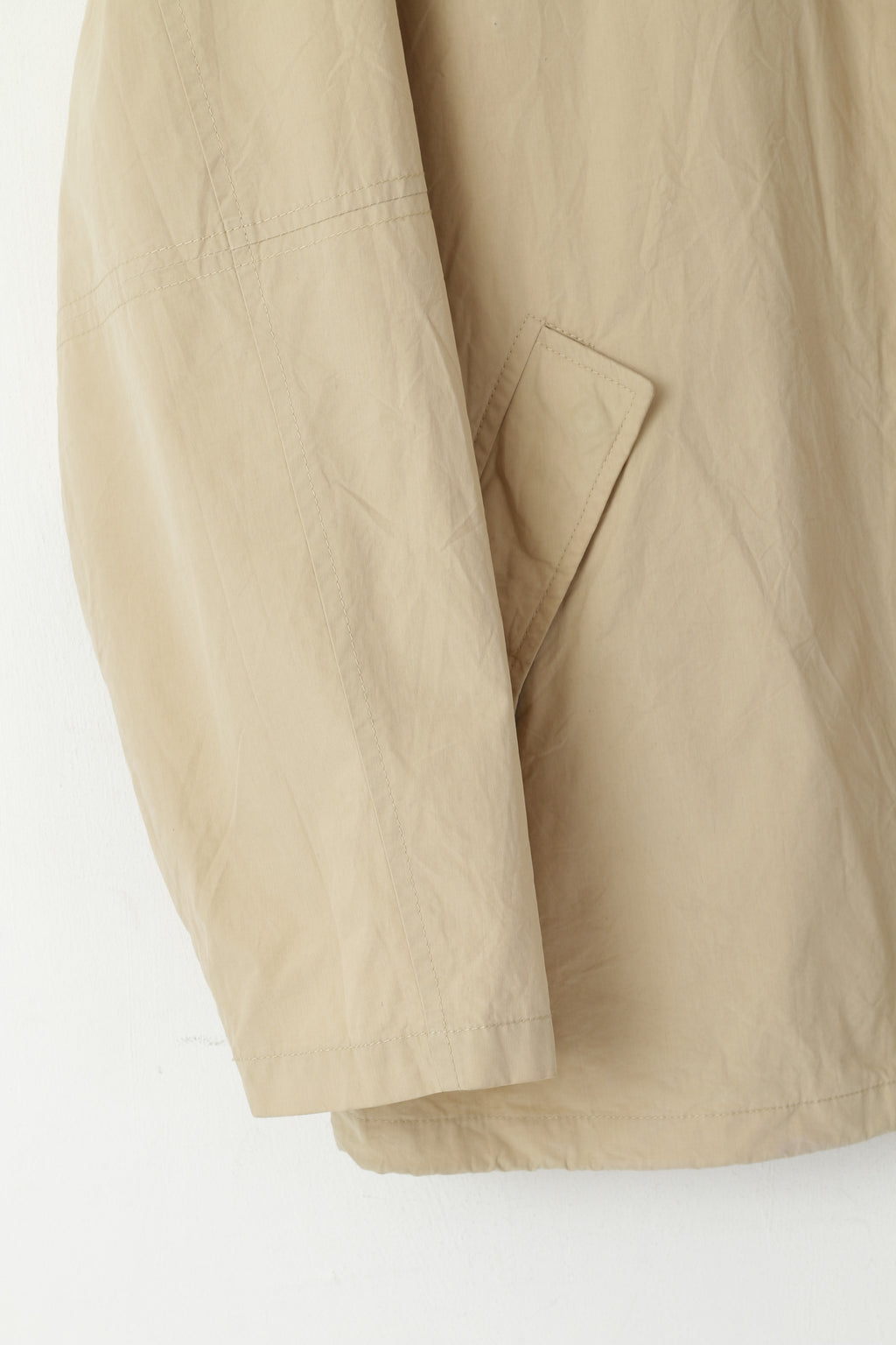 Giacca Camel Active da uomo 98 M. Top in cotone beige vintage leggero con cerniera intera