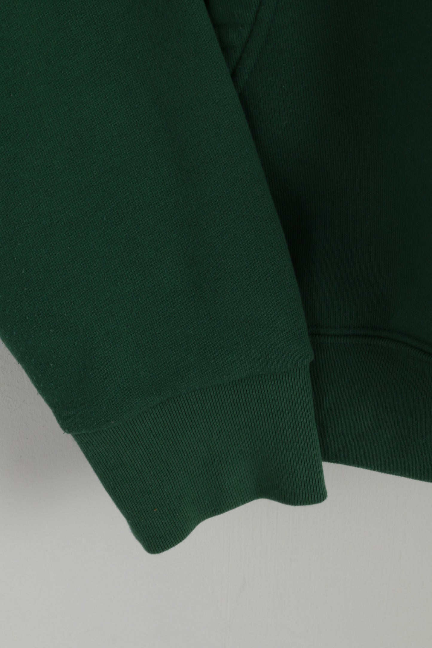 WESC Sweat-shirt vert à capuche en coton avec poche kangourou pour homme