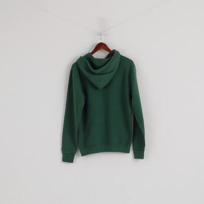 WESC Sweat-shirt vert à capuche en coton avec poche kangourou pour homme