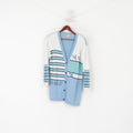 Creation Camilla Donna 40 14 Cardigan Maglione con spalline a righe blu marino
