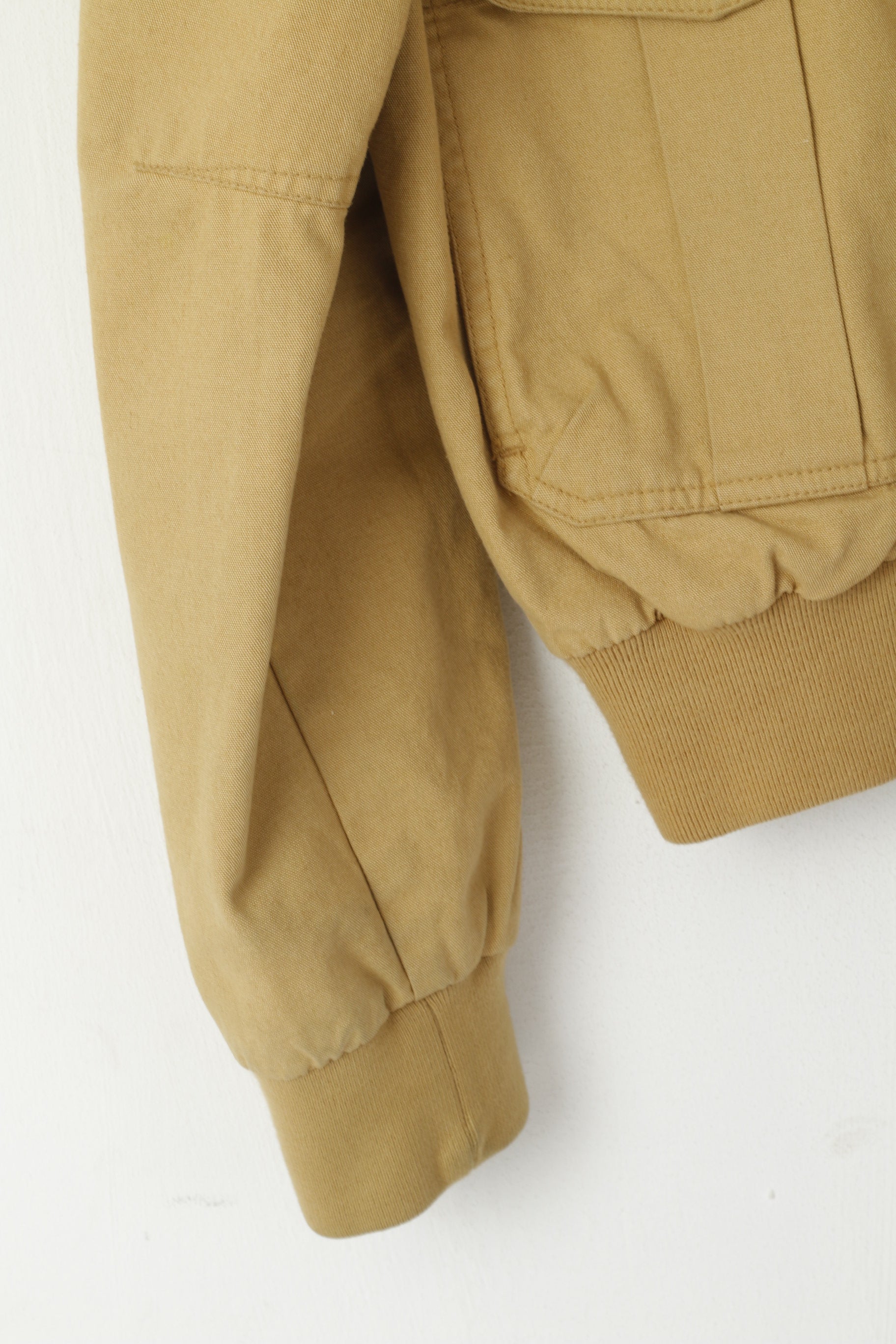 Levi Strauss &amp; Co Hommes M (S) Veste Camel Coton Fermeture Éclair Complète Poches Classiques Haut