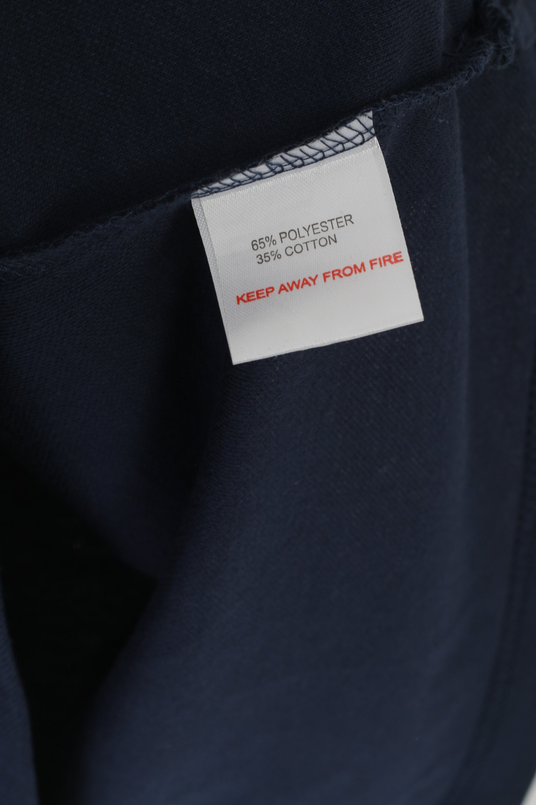 Tottenham Hotspur Men L Polo Shirt Navy Cotton Football Spurs Jersey Top