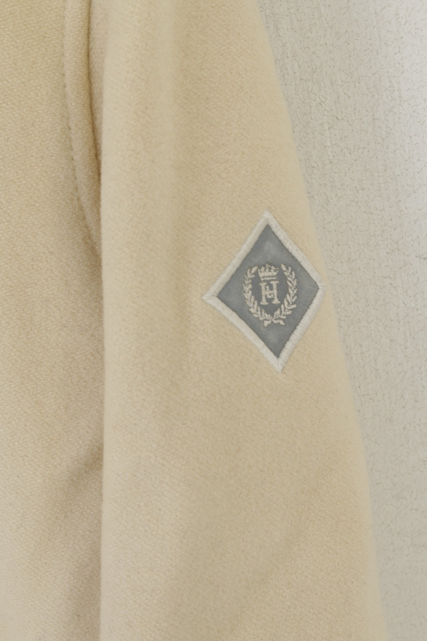 Henri Lloyd Duffel Jacket da donna 2 S Cappotto classico vintage in lana beige