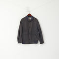 Healey Men L Jacket Dirty Blue La Carrera Panamericana Coton Sport Boutonné Top